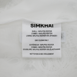 SIMKHAI | Joy White Lace Mini Dress