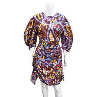 RHODE | Pia Retro Paisley Ice Mini Dress