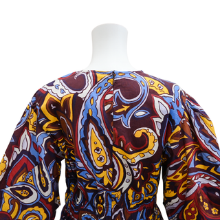 RHODE | Pia Retro Paisley Ice Mini Dress