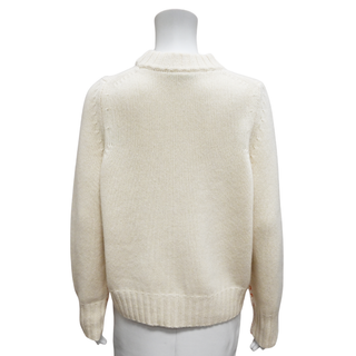 THE ROW | Scottsdale Ivory Cashmere Sweater