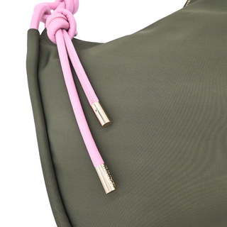 GANNI | Knot Kalamata Green Hobo Bag