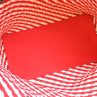 NAGHEDI | Havana Amalfi Red Woven Tote Bag