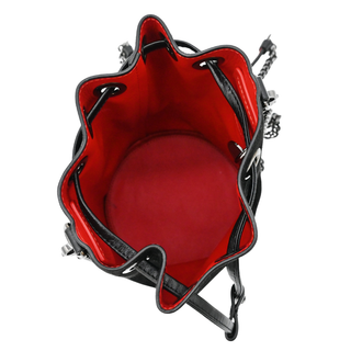 CHRISTIAN LOUBOUTIN | Marie Jane Embellished Suede Bucket Bag