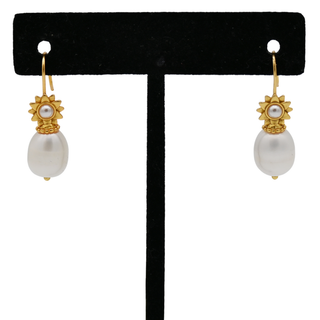 JULIE VOS | Flora Pearl Hook Earrings