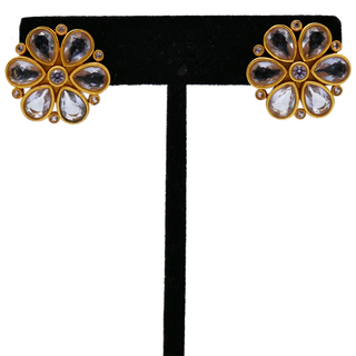 JULIE VOS | Lavender Daisy Stud Earrings