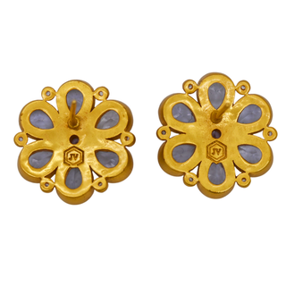 JULIE VOS | Lavender Daisy Stud Earrings