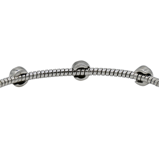 &nbsp; | 18K White Gold Diamond Station Bracelet