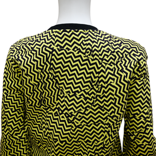 KENZO | Lime Zig-Zag 'K' Sweatshirt
