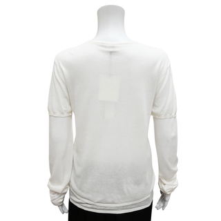 TOTEME | White Layered Knit Tee