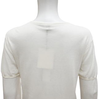 TOTEME | White Layered Knit Tee