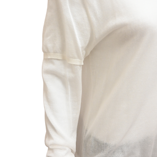 TOTEME | White Layered Knit Tee