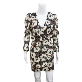 BA&SH | Kivy Metallic Floral Mini Dress