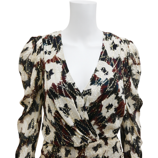 BA&SH | Kivy Metallic Floral Mini Dress