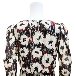 BA&SH | Kivy Metallic Floral Mini Dress