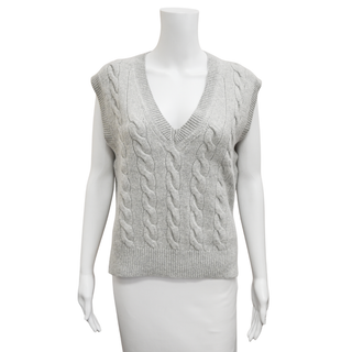 POLO RL | Gray Wool-Blend Sweater Vest