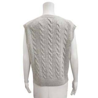 POLO RL | Gray Wool-Blend Sweater Vest