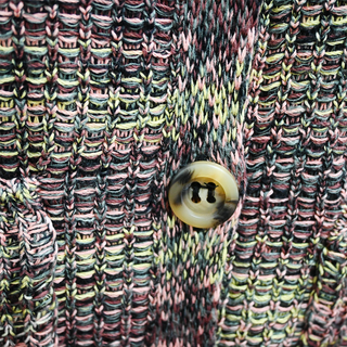 MISSONI | Multicolored Knit Short-Sleeve Cardigan