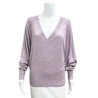 ISABEL MARANT | Purple Lightweight Knit Sweater