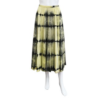 CHRISTIAN DIOR | Tie-Dye Denim Midi Skirt