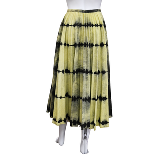 CHRISTIAN DIOR | Tie-Dye Denim Midi Skirt