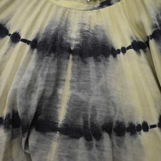 CHRISTIAN DIOR | Tie-Dye Denim Midi Skirt