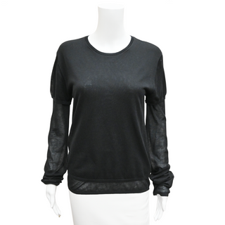 TOTEME | Black Layered Knit Tee