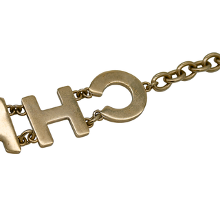 CHANEL | Black Crystal 'CHANEL' Embellished Necklace