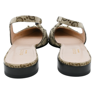 GUCCI | Erin GG Canvas Slingback Flats