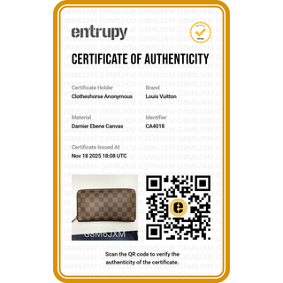 LOUIS VUITTON | Damier Ebene Zippy Organizer Wallet