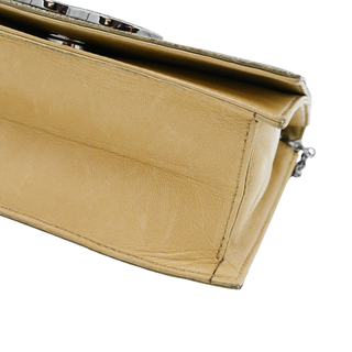 CHANEL | Gold Metallic CC Stingray Mini Flap Bag