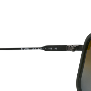 Dark Olive Brow-Bar Navigator Sunglasses SF203S