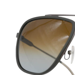Dark Olive Brow-Bar Navigator Sunglasses SF203S