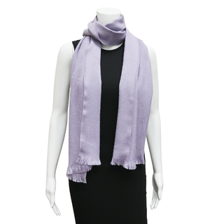 GUCCI | Purple GG Fringe-trim Scarf
