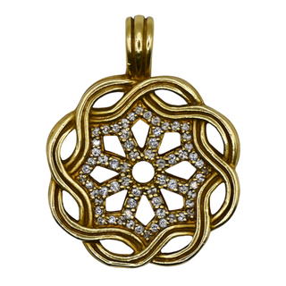 SLANE & SLANE | 18K Diamond Fenestra Pendant