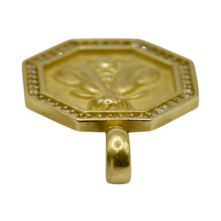 SLANE & SLANE | 18K Diamond Bee Enhancer Pendant