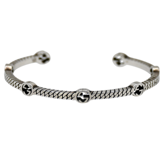 GUCCI | Interlocking G Cuff Bangle Bracelet