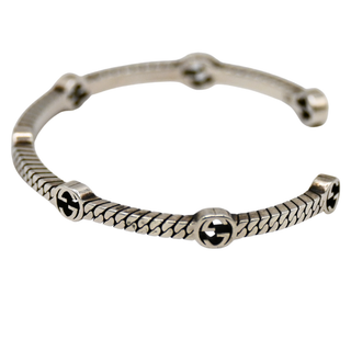 GUCCI | Interlocking G Cuff Bangle Bracelet