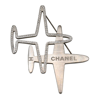 CHANEL | Crystal Airplane Brooch