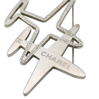 CHANEL | Crystal Airplane Brooch