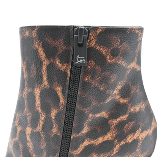 CHRISTIAN LOUBOUTIN | Vibella Leopard-Print Zip Booties