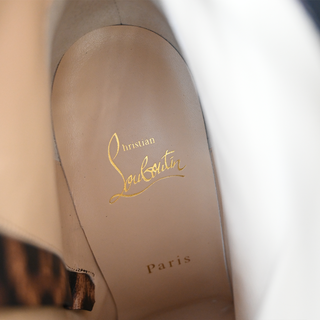 CHRISTIAN LOUBOUTIN | Vibella Leopard-Print Zip Booties