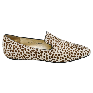 JIMMY CHOO | Animal-Print Calf Hair Loafers