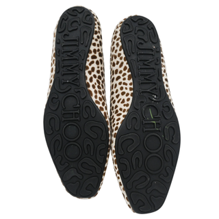 JIMMY CHOO | Animal-Print Calf Hair Loafers