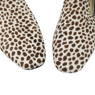 JIMMY CHOO | Animal-Print Calf Hair Loafers