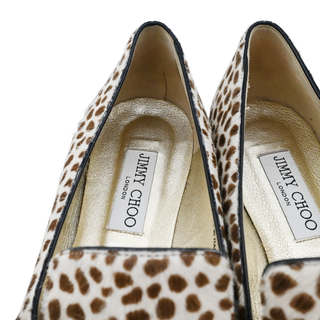 JIMMY CHOO | Animal-Print Calf Hair Loafers