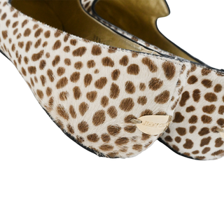 JIMMY CHOO | Animal-Print Calf Hair Loafers