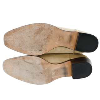 GUCCI | Beige Suede Western Mid Calf Boots