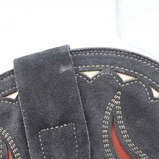 ISABEL MARANT | Gray Duerto Suede Western Booties