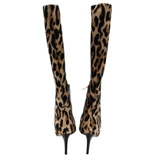 JIMMY CHOO | Animal-Print Calf-Hair Boots