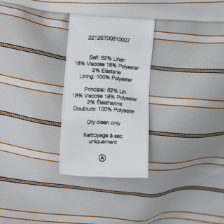 Parineti Camel Linen Blend Dickey Jacket